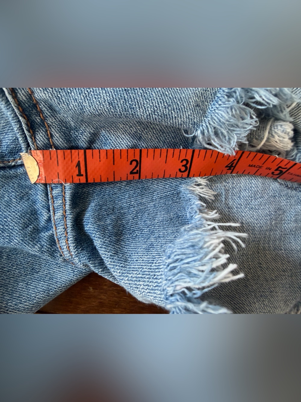 We The Free Distressed Denim Cutoff Shorts - Picture 7 of 8